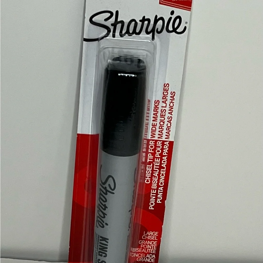 SHARPIE King Size Permanent Markers Large Chisel Tip, Great For Poster Boards